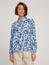 blouse met patroon - Vrouwen - blue flower print blouse met patroon - Vrouwen - blue flower print - 1 - TOM TAILOR Denim