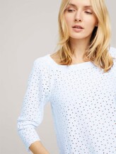 Carmen Bluse mit Lochstickerei - Frauen - White Carmen Bluse mit Lochstickerei - Frauen - White - 9 - TOM TAILOR