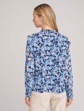 Patterned blouse - Women - blue flower print Patterned blouse - Women - blue flower print - 2 - TOM TAILOR Denim