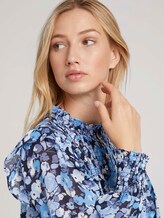 Patterned blouse - Women - blue flower print Patterned blouse - Women - blue flower print - 9 - TOM TAILOR Denim