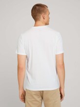 Basic T-Shirt mit Bio-Baumwolle - Männer - Off White Basic T-Shirt mit Bio-Baumwolle - Männer - Off White - 2 - TOM TAILOR