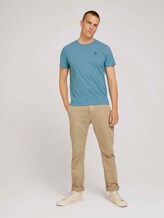 Basic T-Shirt - Männer - smokey aqua Basic T-Shirt - Männer - smokey aqua - 3 - TOM TAILOR