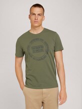 T-shirt met print - Mannen - Oak Leaf Green T-shirt met print - Mannen - Oak Leaf Green - 1 - TOM TAILOR