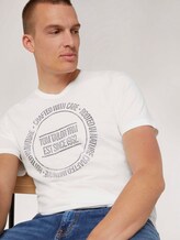 Print T-Shirt - Männer - Off White Print T-Shirt - Männer - Off White - 5 - TOM TAILOR