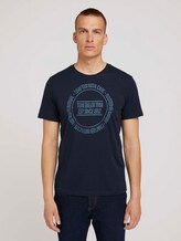 T-shirt met print - Mannen - Sky Captain Blue T-shirt met print - Mannen - Sky Captain Blue - 1 - TOM TAILOR