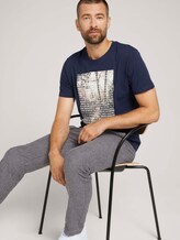 T-Shirt mit Fotoprint aus Bio-Baumwolle - Männer - Sky Captain Blue T-Shirt mit Fotoprint aus Bio-Baumwolle - Männer - Sky Captain Blue - 5 - TOM TAILOR