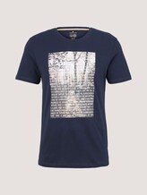 T-Shirt mit Fotoprint aus Bio-Baumwolle - Männer - Sky Captain Blue T-Shirt mit Fotoprint aus Bio-Baumwolle - Männer - Sky Captain Blue - 7 - TOM TAILOR