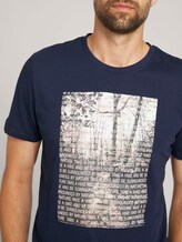 T-Shirt mit Fotoprint aus Bio-Baumwolle - Männer - Sky Captain Blue T-Shirt mit Fotoprint aus Bio-Baumwolle - Männer - Sky Captain Blue - 9 - TOM TAILOR