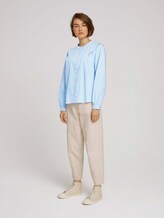 blouse met ruches - Vrouwen - bel air blue blouse met ruches - Vrouwen - bel air blue - 3 - TOM TAILOR Denim