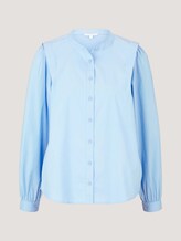 blouse met ruches - Vrouwen - bel air blue blouse met ruches - Vrouwen - bel air blue - 7 - TOM TAILOR Denim