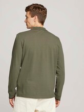 Polo Langarmshirt - Männer - Oak Leaf Green Polo Langarmshirt - Männer - Oak Leaf Green - 2 - TOM TAILOR