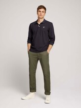 Polo Langarmshirt - Männer - sky captain blue white melange Polo Langarmshirt - Männer - sky captain blue white melange - 3 - TOM TAILOR