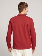 poloshirt met lange mouwen - Mannen - chili oil red poloshirt met lange mouwen - Mannen - chili oil red - 2 - TOM TAILOR