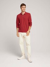 poloshirt met lange mouwen - Mannen - chili oil red poloshirt met lange mouwen - Mannen - chili oil red - 3 - TOM TAILOR