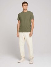 T-Shirt mit Bio-Baumwolle - Männer - Light Oak Leaf Melange T-Shirt mit Bio-Baumwolle - Männer - Light Oak Leaf Melange - 3 - TOM TAILOR