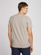 T-Shirt mit Bio-Baumwolle - Männer - cosy soft beige melange T-Shirt mit Bio-Baumwolle - Männer - cosy soft beige melange - 2 - TOM TAILOR