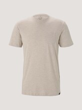 T-Shirt mit Bio-Baumwolle - Männer - cosy soft beige melange T-Shirt mit Bio-Baumwolle - Männer - cosy soft beige melange - 7 - TOM TAILOR