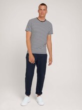 Gestreept t-shirt van biologisch katoen - Mannen - navy melange stripe Gestreept t-shirt van biologisch katoen - Mannen - navy melange stripe - 3 - TOM TAILOR