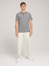 Gestreiftes T-Shirt mit Bio-Baumwolle - Männer - navy melange stripe Gestreiftes T-Shirt mit Bio-Baumwolle - Männer - navy melange stripe - 3 - TOM TAILOR