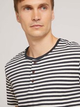 Gestreiftes T-Shirt mit Bio-Baumwolle - Männer - navy melange stripe Gestreiftes T-Shirt mit Bio-Baumwolle - Männer - navy melange stripe - 9 - TOM TAILOR
