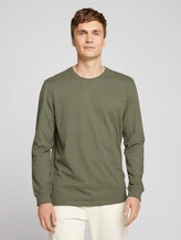 Langarmshirt mit Bio-Baumwolle - Männer - Light Oak Leaf Melange Langarmshirt mit Bio-Baumwolle - Männer - Light Oak Leaf Melange - 1 - TOM TAILOR