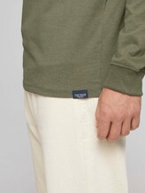 Langarmshirt mit Bio-Baumwolle - Männer - Light Oak Leaf Melange Langarmshirt mit Bio-Baumwolle - Männer - Light Oak Leaf Melange - 9 - TOM TAILOR