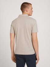 Poloshirt in Melange Optik - Männer - cosy soft beige melange Poloshirt in Melange Optik - Männer - cosy soft beige melange - 2 - TOM TAILOR