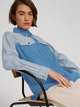 Jeansbluse aus Bio-Baumwolle - Frauen - bright blue denim Jeansbluse aus Bio-Baumwolle - Frauen - bright blue denim - 5 - TOM TAILOR Denim