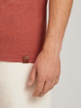 Gestreiftes T-Shirt mit Brusttasche - Männer - chili red white melange Gestreiftes T-Shirt mit Brusttasche - Männer - chili red white melange - 9 - TOM TAILOR