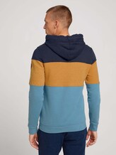 gestreifter Hoodie - Männer - smokey aqua gestreifter Hoodie - Männer - smokey aqua - 2 - TOM TAILOR