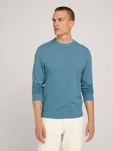 Basic Sweatshirt - Männer - smokey aqua Basic Sweatshirt - Männer - smokey aqua - 5 - TOM TAILOR
