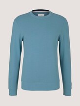 Basic Sweatshirt - Männer - smokey aqua Basic Sweatshirt - Männer - smokey aqua - 7 - TOM TAILOR
