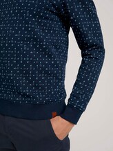 sweatshirt met patroon - Mannen - sky navy corn design sweatshirt met patroon - Mannen - sky navy corn design - 9 - TOM TAILOR
