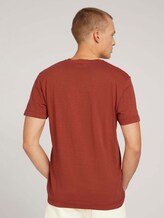 T-Shirt mit Print - Männer - chili oil red T-Shirt mit Print - Männer - chili oil red - 2 - TOM TAILOR