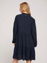 Kleid mit Raffungen - Frauen - Sky Captain Blue Kleid mit Raffungen - Frauen - Sky Captain Blue - 2 - TOM TAILOR Denim