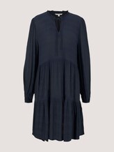 Kleid mit Raffungen - Frauen - Sky Captain Blue Kleid mit Raffungen - Frauen - Sky Captain Blue - 7 - TOM TAILOR Denim