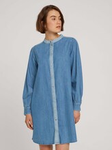 Mini Jeanskleid aus Bio-Baumwolle - Frauen - bright blue denim Mini Jeanskleid aus Bio-Baumwolle - Frauen - bright blue denim - 1 - TOM TAILOR Denim