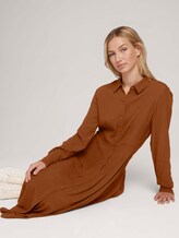 Midi Hemdkleid - Frauen - amber brown Midi Hemdkleid - Frauen - amber brown - 5 - TOM TAILOR Denim