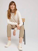 Gebreide trui met glitterdetails - Vrouwen - smooth light sand melange Gebreide trui met glitterdetails - Vrouwen - smooth light sand melange - 5 - TOM TAILOR