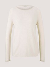 Gebreide trui met glitterdetails - Vrouwen - smooth light sand melange Gebreide trui met glitterdetails - Vrouwen - smooth light sand melange - 7 - TOM TAILOR