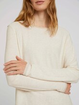 Gebreide trui met glitterdetails - Vrouwen - smooth light sand melange Gebreide trui met glitterdetails - Vrouwen - smooth light sand melange - 9 - TOM TAILOR