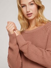 Pullover mit Bio-Baumwolle - Frauen - clay rose Pullover mit Bio-Baumwolle - Frauen - clay rose - 9 - TOM TAILOR Denim