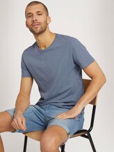 Basic T-Shirt - Männer - Gravel Grey Basic T-Shirt - Männer - Gravel Grey - 5 - TOM TAILOR