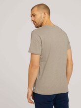 Basic T-Shirt - Männer - Chinchilla Basic T-Shirt - Männer - Chinchilla - 2 - TOM TAILOR