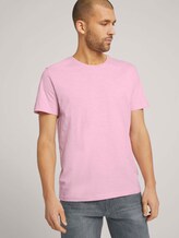 Basic T-Shirt - Männer - Soft Pink Basic T-Shirt - Männer - Soft Pink - 5 - TOM TAILOR