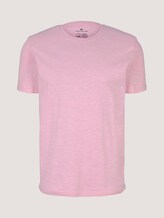 Basic T-Shirt - Männer - Soft Pink Basic T-Shirt - Männer - Soft Pink - 7 - TOM TAILOR