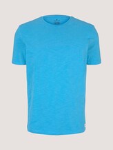 Basic T-Shirt - Männer - aquarius turquoise Basic T-Shirt - Männer - aquarius turquoise - 7 - TOM TAILOR