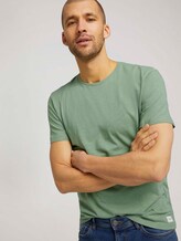 Basic T-Shirt - Männer - light mint green Basic T-Shirt - Männer - light mint green - 5 - TOM TAILOR