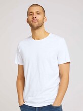 Basic T-Shirt - Männer - White Basic T-Shirt - Männer - White - 1 - TOM TAILOR