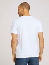 Basic T-Shirt - Männer - White Basic T-Shirt - Männer - White - 2 - TOM TAILOR